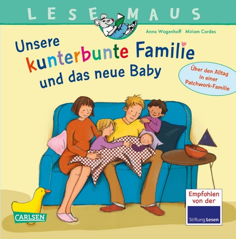 LESEMAUS 173: Unsere kunterbunte Familie und das neue Baby - Anna Wagenhoff