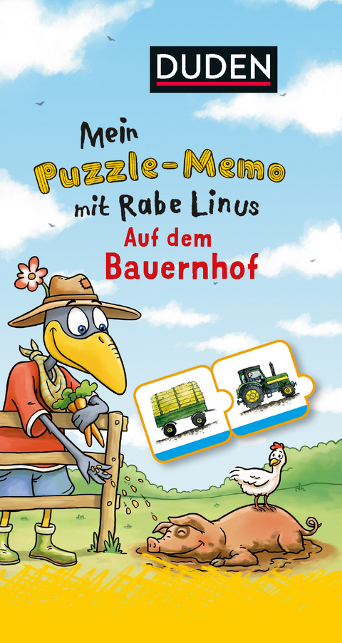 Mein Puzzlememo mit Rabe Linus – Auf dem Bauernhof VE/3 - Dorothee Raab