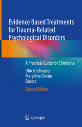 Evidence Based Treatments for Trauma-Related Psychological Disorders - Schnyder, Ulrich; Cloitre, Marylène
