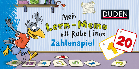 Mein Lern-Memo mit Rabe Linus - Zahlenspiel VE/3 - Dorothee Raab
