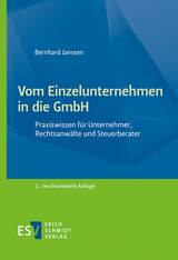 Vom Einzelunternehmen in die GmbH - Bernhard Janssen