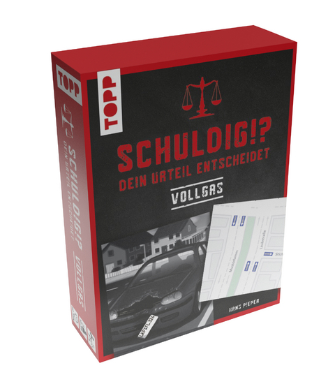 Schuldig?! Dein Urteil entscheidet - Vollgas. Krimispiel in 50 Karten - Hans Pieper