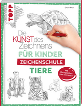 Die Kunst des Zeichnens für Kinder Zeichenschule - Tiere - Gecko Keck