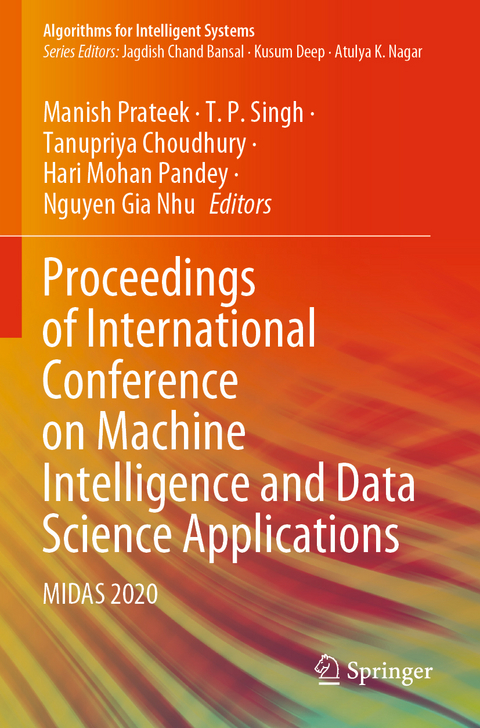 Proceedings of International Conference on Machine Intelligence and Data Science Applications - 