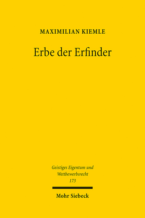 Erbe der Erfinder - Maximilian Kiemle