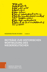 Beiträge zur historischen Wortbildung des Niederdeutschen - 