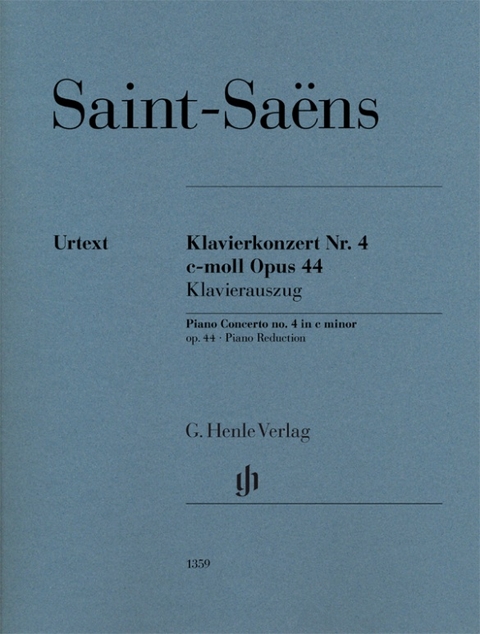 Camille Saint-Saëns - Klavierkonzert Nr. 4 c-moll op. 44 - 