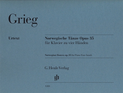 Edvard Grieg - Norwegische Tänze op. 35 für Klavier zu vier Händen - 
