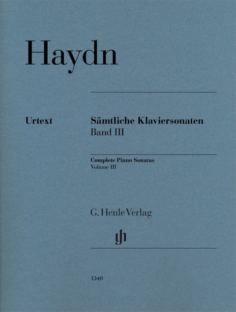 Joseph Haydn - Sämtliche Klaviersonaten Band III - 