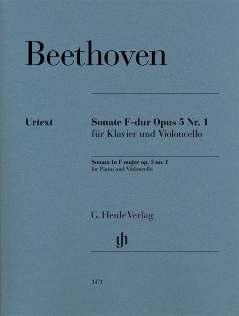 Ludwig van Beethoven - Violoncellosonate F-dur op. 5 Nr. 1 - 