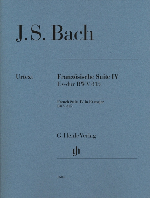 Johann Sebastian Bach - Französische Suite IV Es-dur BWV 815 - 