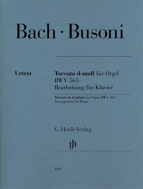 Ferruccio Busoni - Toccata d-moll für Orgel BWV 565 (Johann Sebastian Bach) - 