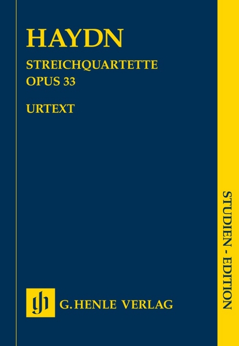 Joseph Haydn - Streichquartette Heft V op. 33 (Russische Quartette) - 