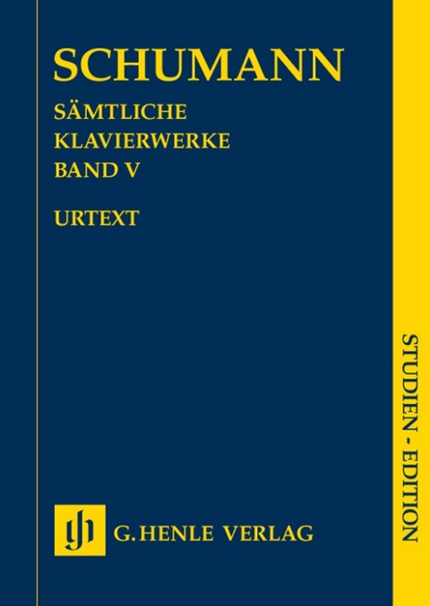 Robert Schumann - Sämtliche Klavierwerke, Band V - 