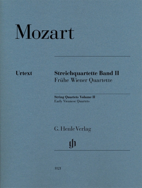 Wolfgang Amadeus Mozart - Streichquartette, Band II (Frühe Wiener Quartette) - 