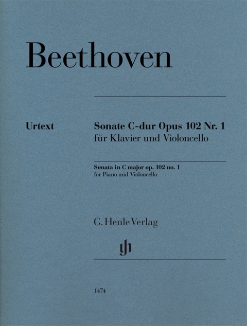 Ludwig van Beethoven - Violoncellosonate C-dur op. 102 Nr. 1 - 