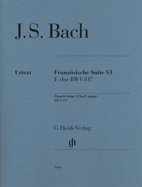 Johann Sebastian Bach - Französische Suite VI E-dur BWV 817 - 