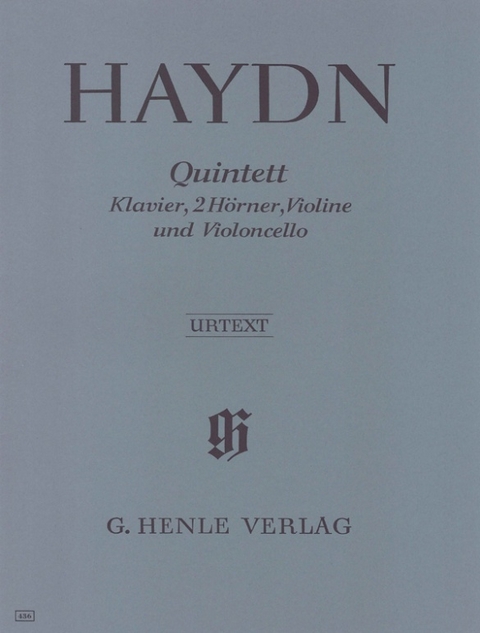 Joseph Haydn - Quintett Es-dur Hob. XIV:1 für Klavier, 2 Hörner, Violine und Violoncello - 