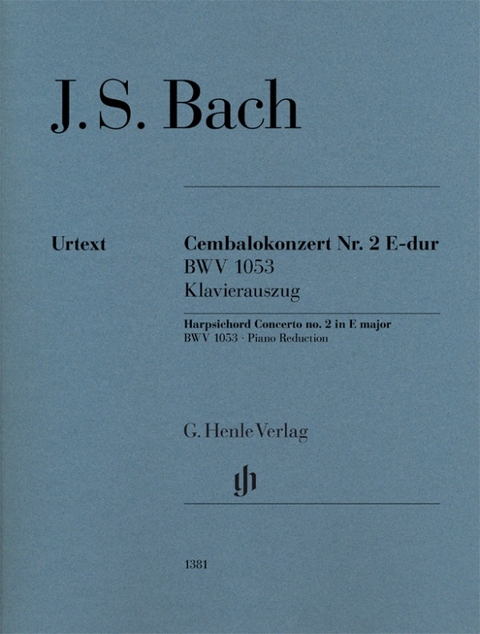 Johann Sebastian Bach - Cembalokonzert Nr. 2 E-dur BWV 1053 - 