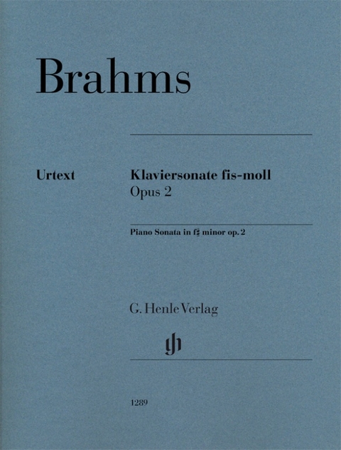 Johannes Brahms - Klaviersonate fis-moll op. 2 - 