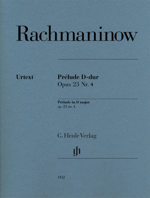 Sergej Rachmaninow - Prélude D-dur op. 23 Nr. 4 - 