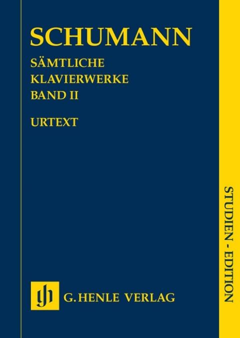 Robert Schumann - Sämtliche Klavierwerke, Band II - 