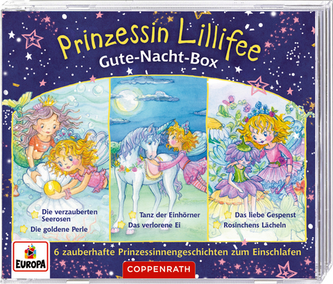 CD Hörspiel: Prinzessin Lillifee - Gute-Nacht-Box (3 CDs), Audio-CD - Monika Finsterbusch