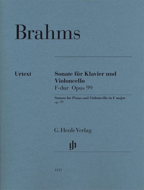 Johannes Brahms - Violoncellosonate F-dur op. 99 - 