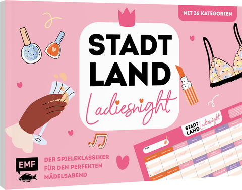 Stadt, Land, Ladiesnight - Der Spieleklassiker für den perfekten Mädelsabend