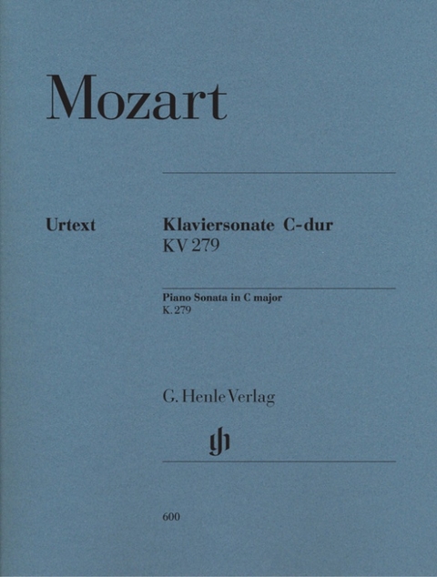 Wolfgang Amadeus Mozart - Klaviersonate C-dur KV 279 (189d) - 