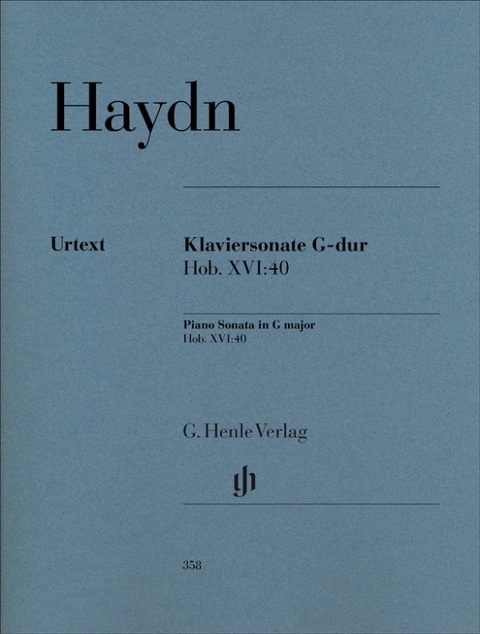 Joseph Haydn - Klaviersonate G-dur Hob. XVI:40 - 