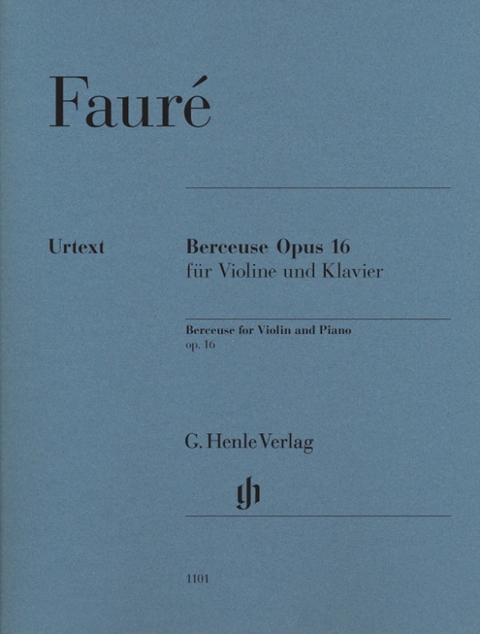 Gabriel Fauré - Berceuse op. 16 - 