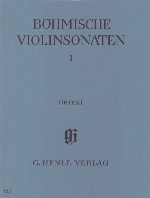 Böhmische Violinsonaten - Band I - 