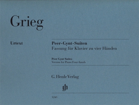 Edvard Grieg - Peer-Gynt-Suiten - Fassung für Klavier zu vier Händen - 