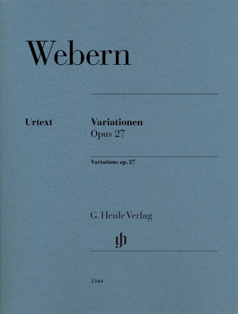 Anton Webern - Variationen op. 27 - 