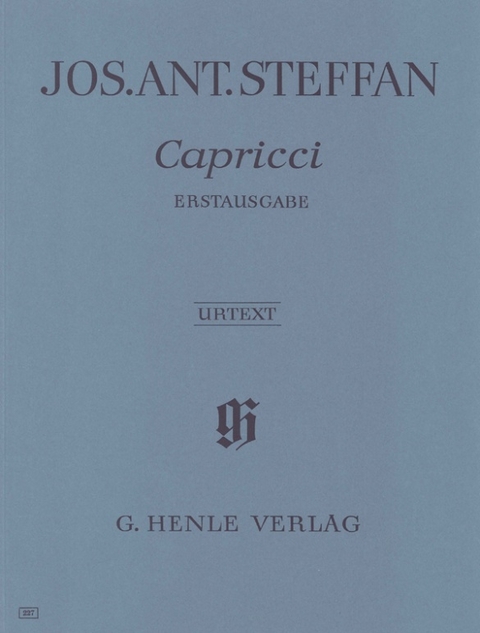 Joseph Anton Steffan - 5 Capricci (Erstausgabe) - 