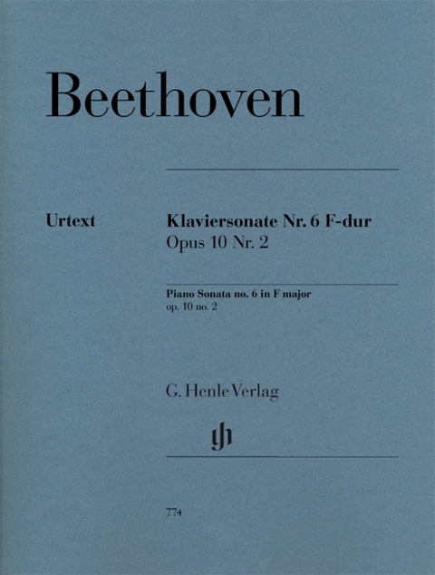 Ludwig van Beethoven - Klaviersonate Nr. 6 F-dur op. 10 Nr. 2 - 