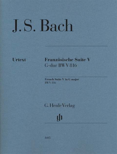 Johann Sebastian Bach - Französische Suite V G-dur BWV 816 - 