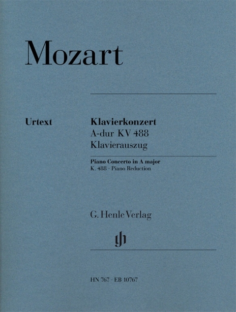 Wolfgang Amadeus Mozart - Klavierkonzert Nr. 23 A-dur KV 488. - 