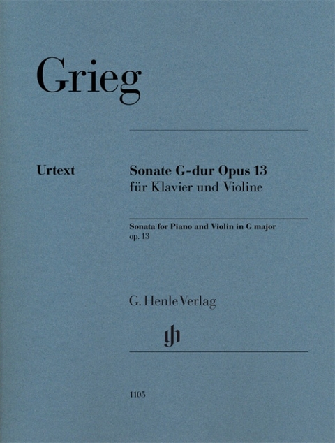 Edvard Grieg - Violinsonate G-dur op. 13 - 