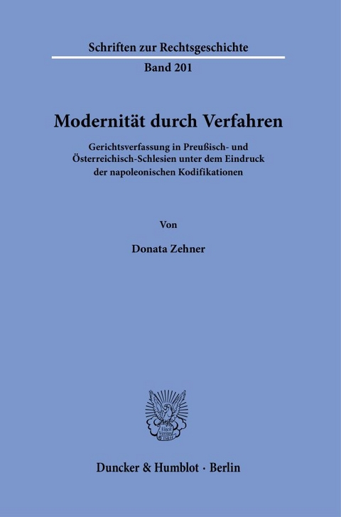 Modernität durch Verfahren. - Donata Zehner