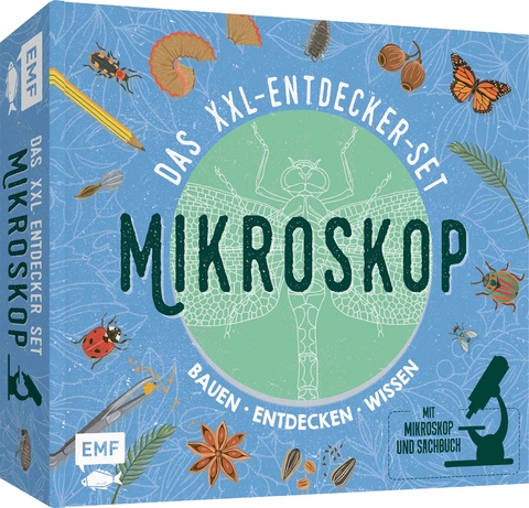 Das XXL-Entdecker-Set – Mikroskop: Mit Mikroskop, Linsen und Objektträgern + Sachbuch mit faszinierenden Experimenten - Tom Jackson