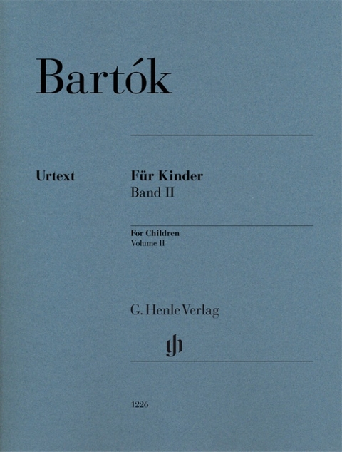 Béla Bartók - Für Kinder, Band II - 