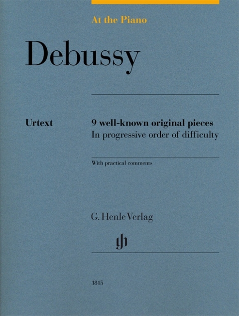 Claude Debussy - At the Piano - 9 well-known original pieces - 