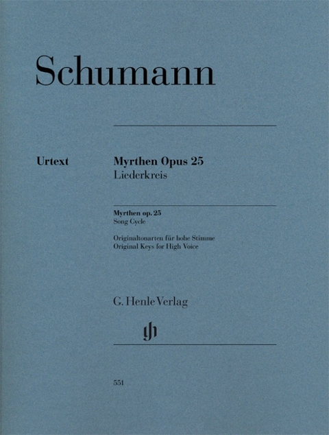 Robert Schumann - Myrthen op. 25, Liederkreis - 