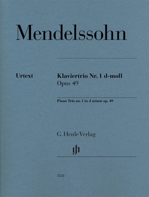 Felix Mendelssohn Bartholdy - Klaviertrio Nr. 1 d-moll op. 49 - 
