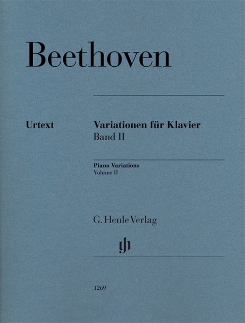 Ludwig van Beethoven - Variationen für Klavier, Band II - 