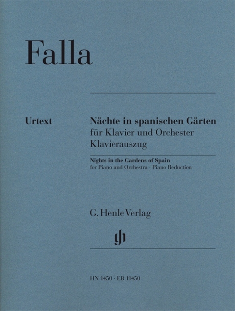 Manuel de Falla - Nächte in spanischen Gärten für Klavier und Orchester - 