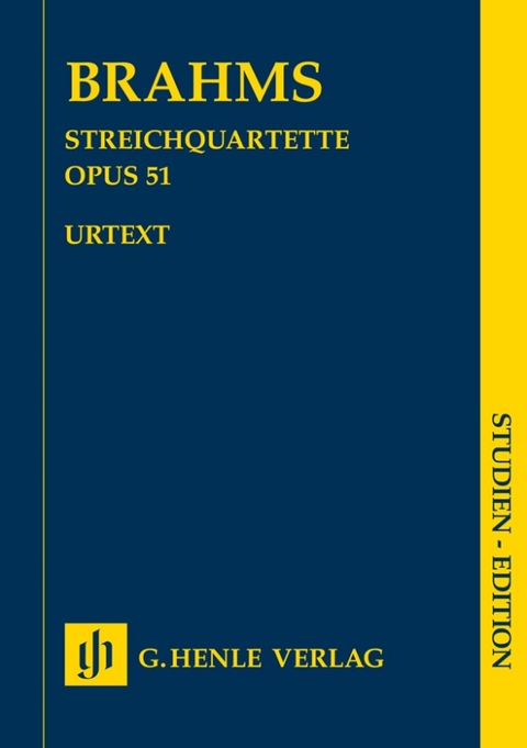 Johannes Brahms - Streichquartette op. 51 Nr. 1 c-moll und Nr. 2 a-moll - 