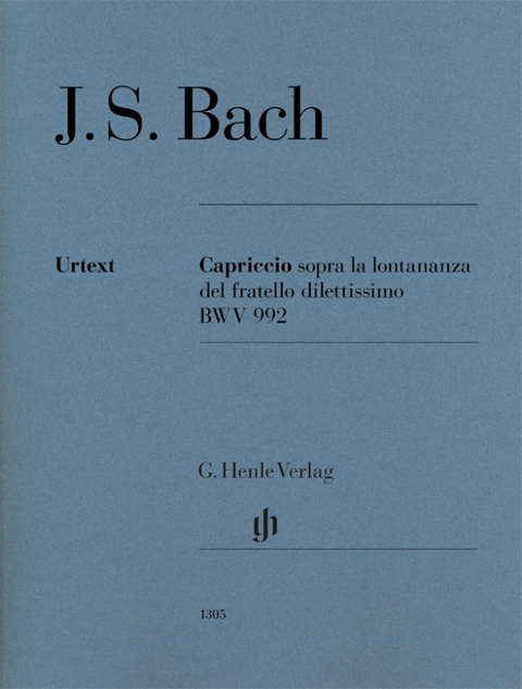 Johann Sebastian Bach - Capriccio sopra la lontananza del fratello dilettissimo B-dur BWV 992 - 